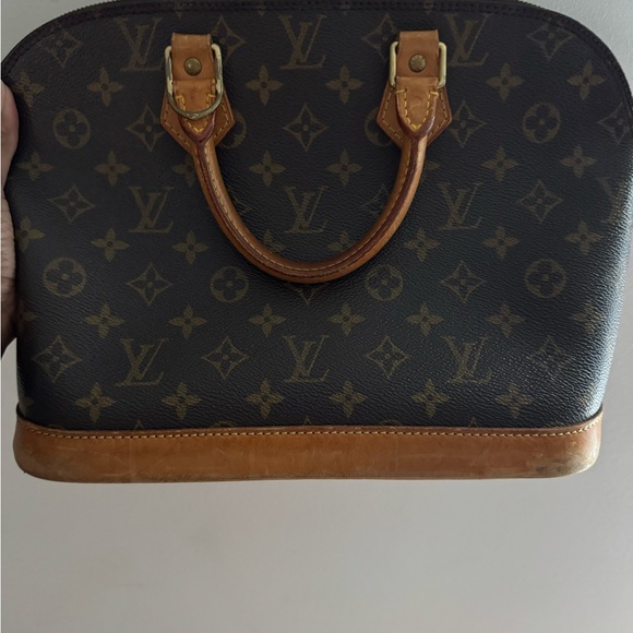 Louis Vuitton Brown Monogram Satchel - Picture 2 of 3